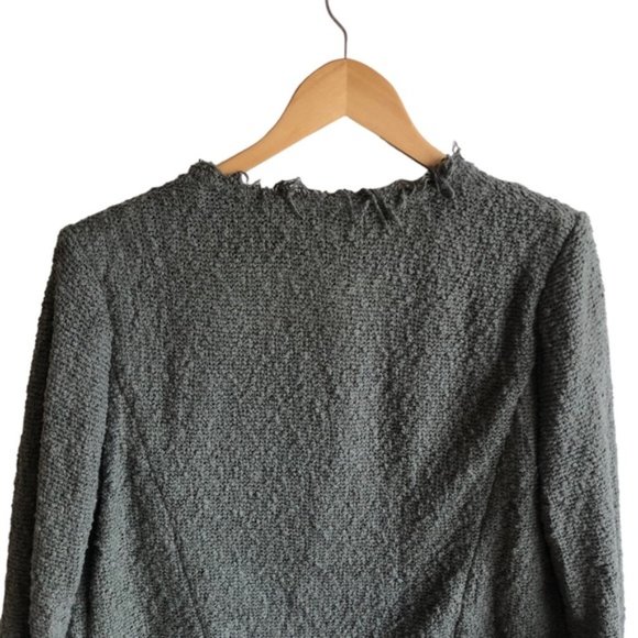 IRO Shavani Jacket EU 40 Gray Open Front Bouche - Picture 7 of 16